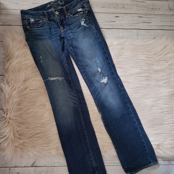 American Eagle Outfitters Denim - American Eagle Stretch Jean Distressed Denim AEO